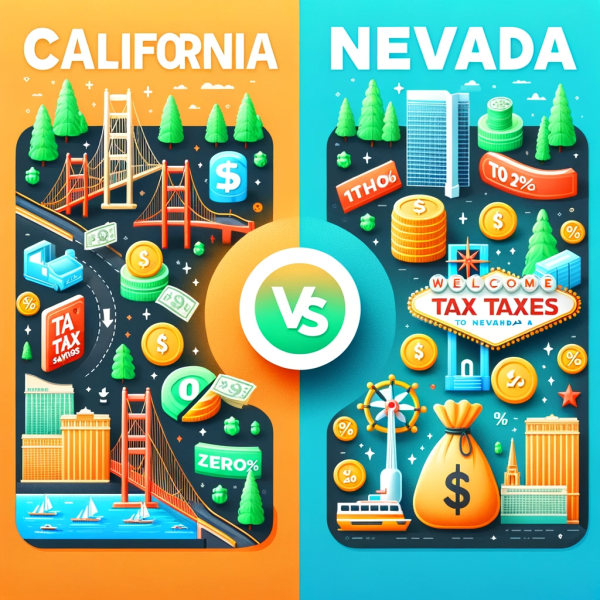 the tax differences between California and Nevada